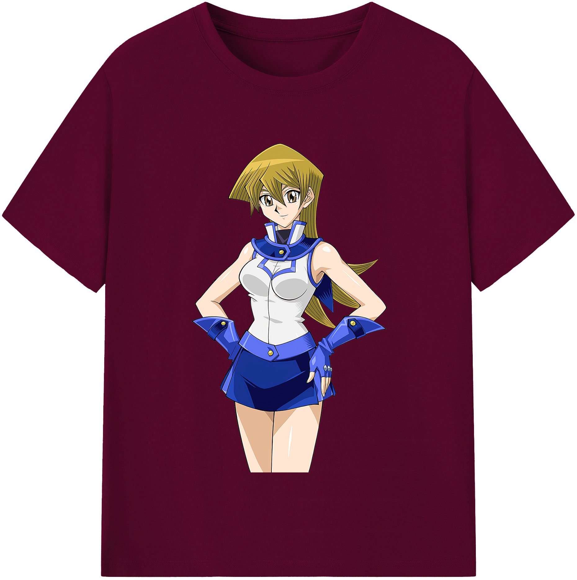 （画像用） 遊☆戯☆王 Yu-Gi-Oh! レディースカジュアルプリントTシャツ（綿100％）